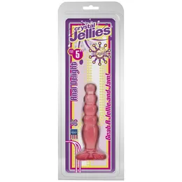 Pink Analni čep Cristal Jellies 5 Anal Delight - 14 cm.