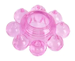 Ružičasti prsten za erekciju gela-cvet