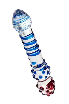 Sekus Glass dvostrani Dildo, staklo, prozirno, 20,5 cm