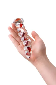 Nerealni Dildo Sekus Glass, staklo, prozirno, 18 cm (912079)