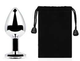 SILVER PLUG MEDIUM (utulka analna), L 82 mm, D 34 mm, težina 90g, boja kristala bescvetna, art. SM-01