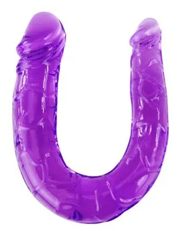 Dvoglavi ljubičasti Dildo-29,8 cm.