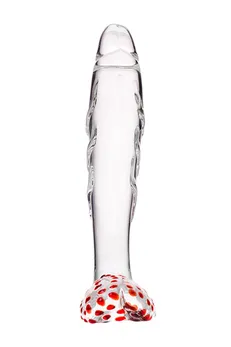 Nerealni Dildo Sekus Glass, staklo, prozirno, 17,5 cm (912039)