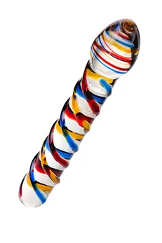 Sekus Glass dvostrani Dildo, staklo, prozirno, 19,5 cm