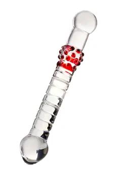 Sekus Glass dvostrani Dildo, staklo, prozirno, 22 cm, (912078)