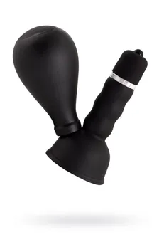 Black Red bi TOIFA vibracioni masažer za bradavice sa kruškom, ABS plastika, Crna, 8,2 cm (905002-5)