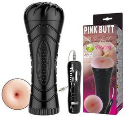 Masturbator u tikvici Pink Butt Vibrating BM-00900T27Z-1
