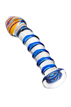 Nerealni Dildo Sekus Glass, staklo, prozirno, 18 cm (912069)