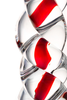 Nerealni Dildo Sekus Glass, staklo, prozirno, 18 cm (912079)