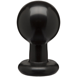 Okrugli crni Analni čep Classic Round Butt Plugs Large - 12,1 cm.