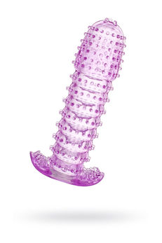 Reljefna mlaznica TOIFA, TPE, ljubičasta, 12 cm