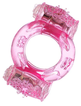 Roze vibrokolco sa dva vibroelementa