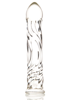 Stakleni dildo talas-17 cm.