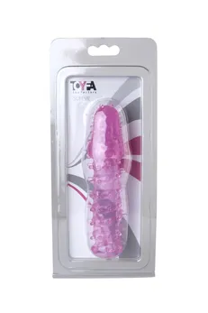 Dodatak za penis sa resicama TOIFA, TPE, roze, 13,5 cm