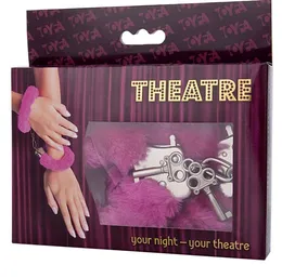 Toifa Theatre lisice, krzno, roze, 28 cm.