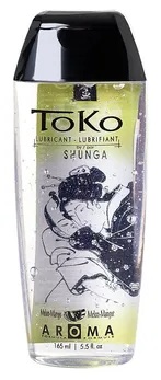 Съедобный лубрикант с ароматом дыни и манго .