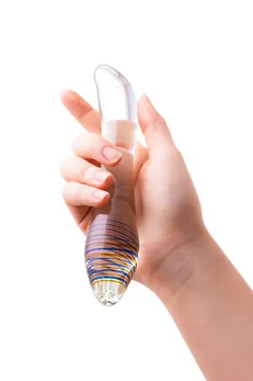 Sekus Glass dvostrani Dildo, staklo, prozirno, 22 cm (912195)