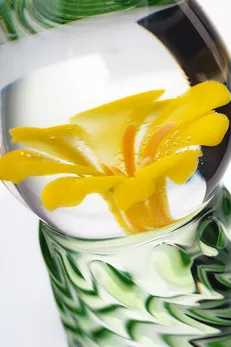 Nerealni Dildo Sekus Glass, staklo, prozirno, 16,5 cm