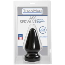 Veliki analni čep Titanmen Tools Butt Plug 3.75 Diameter Ass Servant-19 cm.