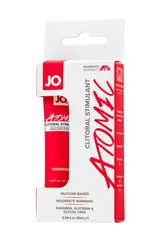 Snažni delujući excitatorni gel za klitoris / jo Atomic-10 ml.