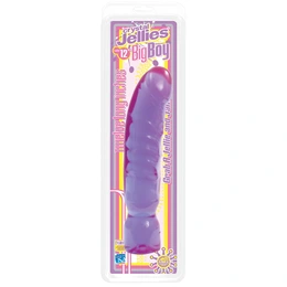 Ljubičasti Dildo Big Boi Dong Cristal Purple Jellie - 29,5 cm
