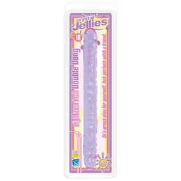 Dvostruki ljubičasti Dildo Double Dong Purple Jellie-46 cm.