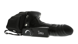 Muška falloproteza sa vibracijom Robotic male Strap-on black-17 cm.