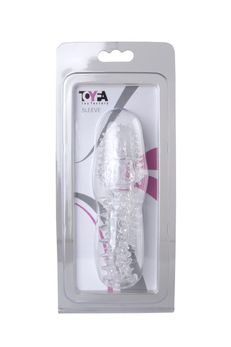 Dodatak za penis sa toifa resicama, TPE, providan sa šiljcima, 13,5 cm