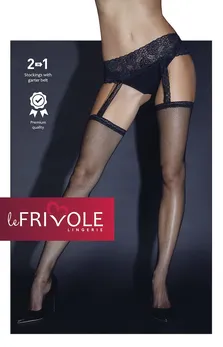 Čarape sa ažurnim pojasom i stranicama