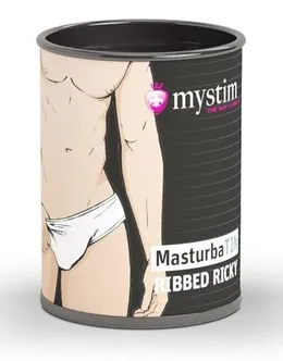 Mistim Ribbed Ricki masturbator bela 4,5 cm