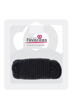 Crni konopac za vezivanje Love Rope-10m.