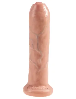 Telesni neobrezani dildo na usisnoj čaši 7 Uncut Cock - 19,1 cm.
