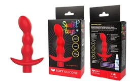 Crveni vibrator Sveet Tois - 11 cm.