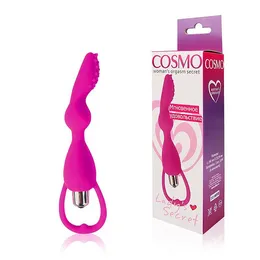 Ružičasti fantazijski vibrator sa ograničavajućim prstenom .