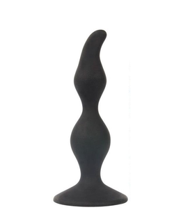 Crna analna čaura sa kosim vrhom - 11 cm.