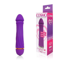 Cosmo ljubičasti silikonski vibrator .