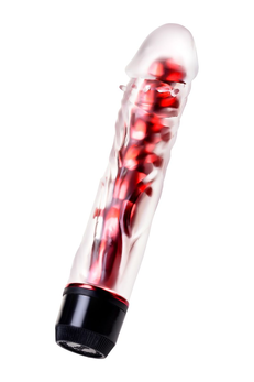 Vibrator TOIFA Trio Vibe, TPE, crvena, 15,5 cm