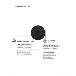 Irresistible Mithical vakuumski talasni stimulator, crn