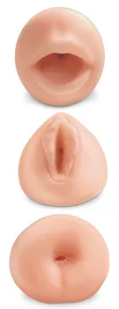 Set masturbatora vagina-anus-rotik Pipedream Extreme Toyz All 3 Holes