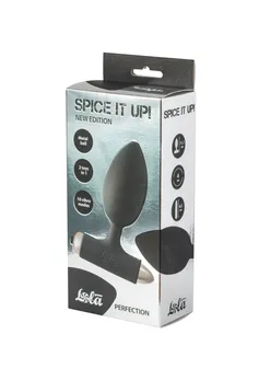 Analni čep sa vibracijom Spice It Up Nev Edition Perfection Black 8014-01lola