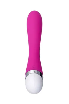 Vibrator sa L'eroina klitoralnim stimulatorom, silikon, roze, 19 cm