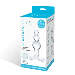 Analna riblja kost sa 3 kuglice Butt Plug with Tapered Base