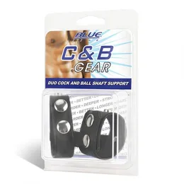 Dvostruki potporni kaiš za penis sa zakovicama