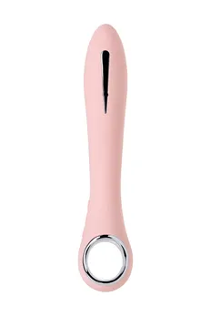 Vibrator sa elektrostimulacijom Phisics Galvani Vibe, silikon, roze, 21 cm