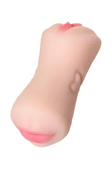 Masturbator realno TOIFA Juici Pussi Pretti Mouth, usta i vagina, Softskin, telesni, 17 cm