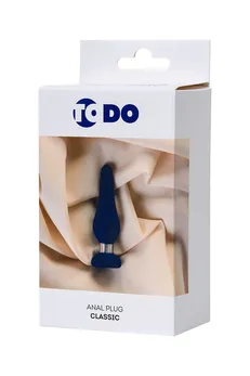 Analna čaura Todo bi Toifa Klassic, veličina S, silikon, plava, 10 cm, Ø 3 cm