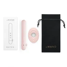 Le Vand Baton silikonski mini luxuzni vibrator ružičasto zlato