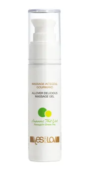Univerzalni masažni gel 3 u 1 ananas - zeleni čaj Allover Delicious masažni gel 50ml