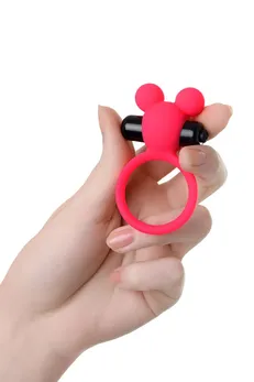 Vibrokolco na penis A-Toys by TOYFA Pikle, silikon, roze, 6,9 cm, Ø 3,1 cm