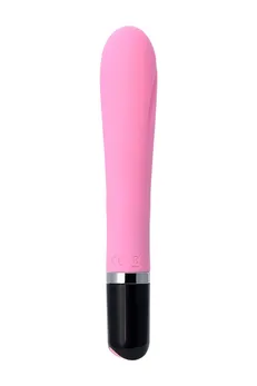 Nerealni vibrator L'eroina bi TOIFA Polli, silikon, ružičasta, 18,3 cm, Ø 3 cm